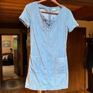 Soft denim summer dress